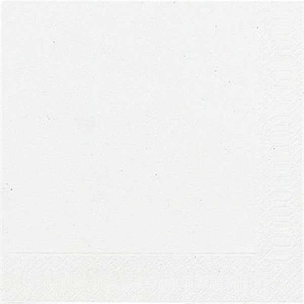 Duni servetten White 3-laags 33x33
