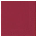 Duni servetten Bordeaux Red 3-laags 33x33