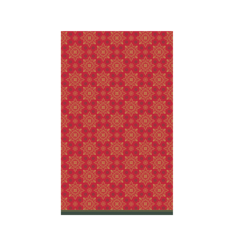 Duni Winter Tafellaken 138x220 cm Rood/Groen