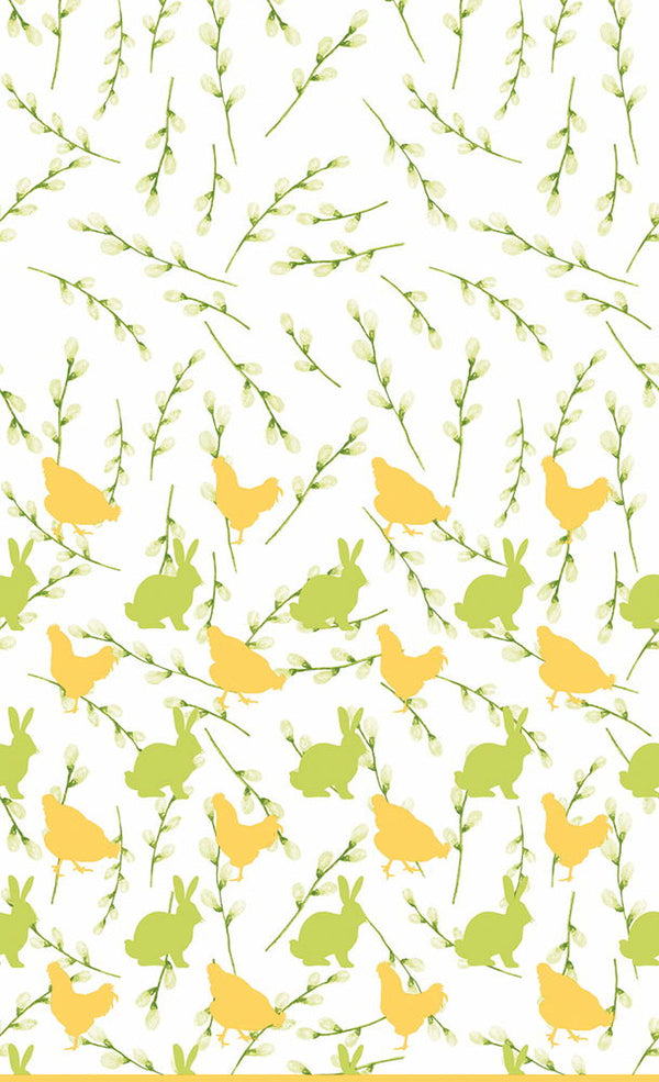 Duni Tafellaken Bunnies  AND  Hens Dunicel 138 x 220 cm