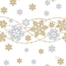 Duni Servetten Snow Glitter White 33x33cm