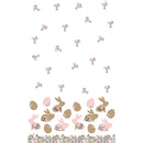 Duni tafellaken Blooming Bunnies 138x220cm