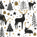 Duni servetten Magic Winter 3-laags 33x33