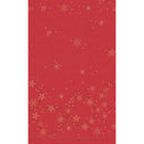 Duni Tafellaken Star Shine 138x220 cm Rood