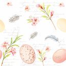 Duni servetten Eggs  AND  Feathers 3-laags 24x24