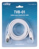 Macab F3800001 Balun Tvb-01 Rj45-male-iec-male 2m