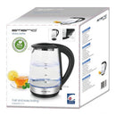 Emerio WK-123131 Glaswaterkoker 1.7L 2200W RVS/Zwart