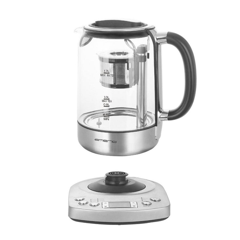 Emerio WK-122248 Glazen Waterkoker 1.7L 2200W Glas/RVS