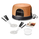 Emerio PO-116124.1 8-Persoons Pizzarette Terracotta/Zwart