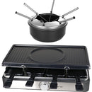 Emerio RG-124930 Gourmet en Fondue Set Zwart/RVS