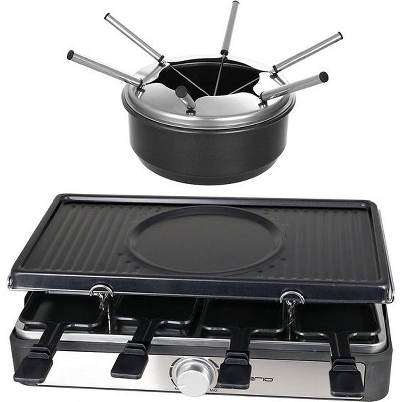 Emerio RG-124930 Gourmet en Fondue Set Zwart/RVS