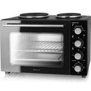 Emerio MO-125236 Multioven + 2 Kookpaten Zwart