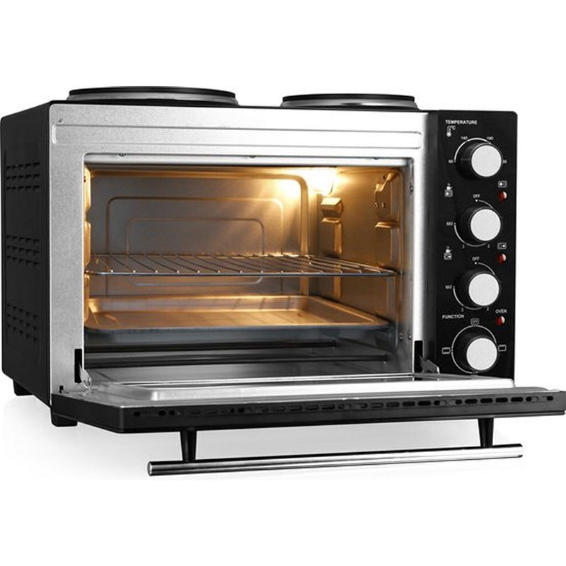 Emerio MO-125236 Multioven + 2 Kookpaten Zwart
