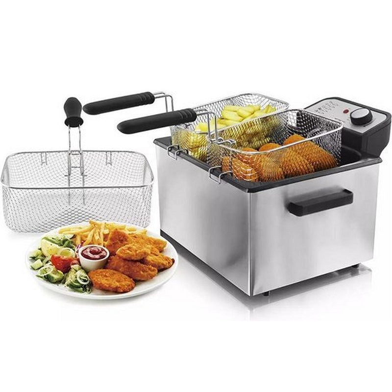 Emerio DF-106187 Friteuse 5L 3000W RVS/Zwart