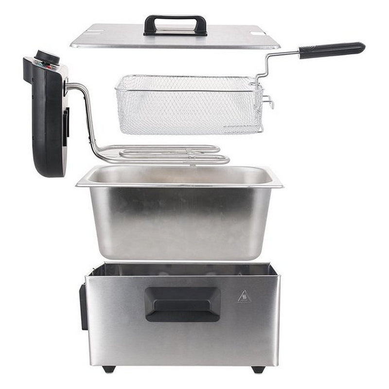 Emerio DF-120482 Friteuse 3L 2000W RVS/Zwart