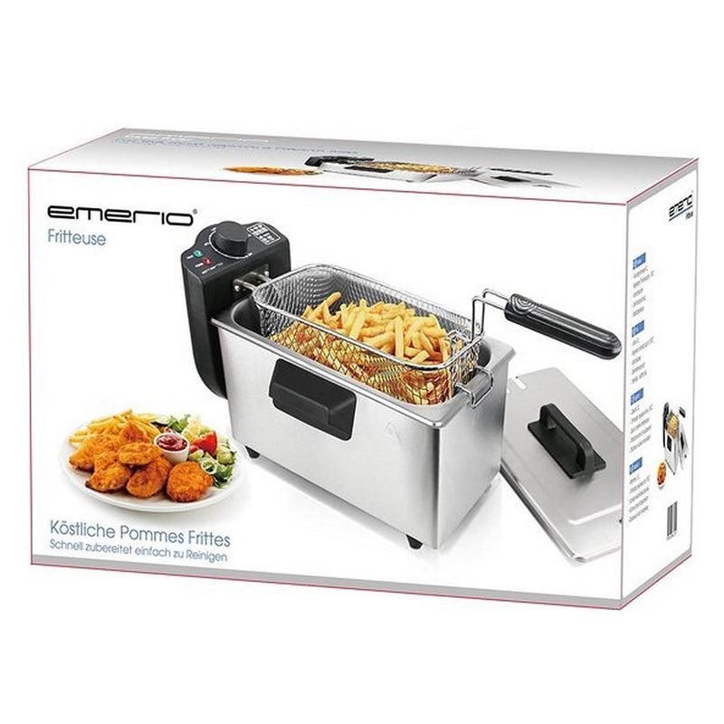 Emerio DF-120482 Friteuse 3L 2000W RVS/Zwart