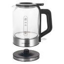 Emerio WK-122574 Glaswaterkoker 1.5L 2200W RVS/Zwart
