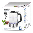 Emerio WK-122574 Glaswaterkoker 1.5L 2200W RVS/Zwart