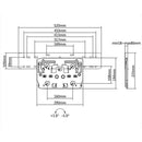 Spectral Mulitbrackets No Gap TV-Beugel Zwart