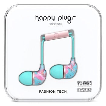 Happy Plugs Hoofdtelefoon Botanica Exotica In-Ear