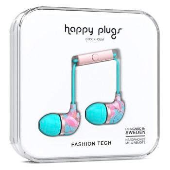 Happy Plugs Hoofdtelefoon Botanica Exotica In-Ear