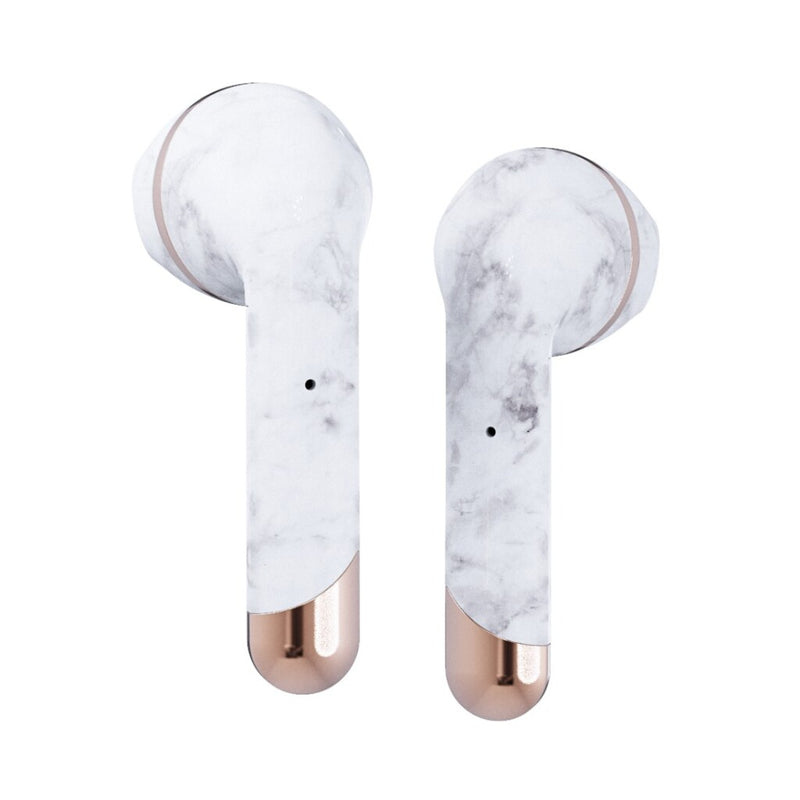 Happy Plugs Hoofdtelefoon Air 1 Plus Earbud White Marble