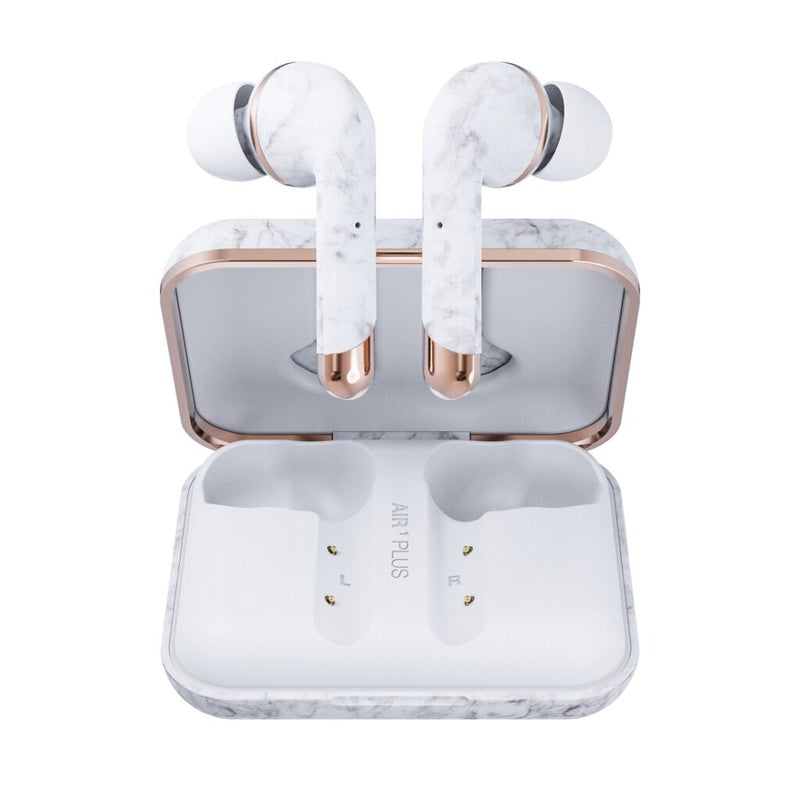 Happy Plugs Hoofdtelefoon Air 1 Plus In Ear White Marble