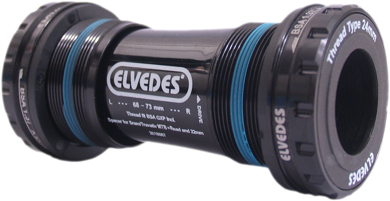 Trapas Elvedes BSA GXP incl. afstandhouders voor SRAM / Truvativ MTB + Race