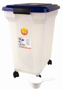 Bewaarcontainer Luchtdicht Transparant/blauw 45 LTR 46X33,5X50 CM