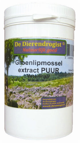 Dierendrogist Groenlipmossel Extract Veterinair 200 GR