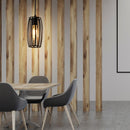 Homestyle Pro MK011-B Industriële Hanglamp 14x23 cm Zwart/Metaal