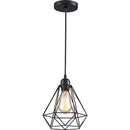 Homestyle Pro MK004-B Industriële Hanglamp 20x25 cm Zwart/Metaal