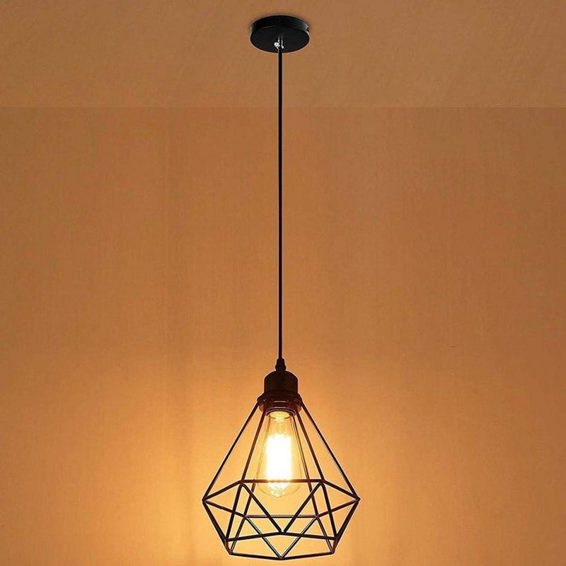Homestyle Pro MK004-B Industriële Hanglamp 20x25 cm Zwart/Metaal