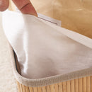 Homestyle Pro Bamboe Opbergmanden 3 Stuks Naturel/Wit