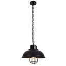 Homestyle Pro MK107-BB Industriële Hanglamp 33x26 cm Zwart/Metaal