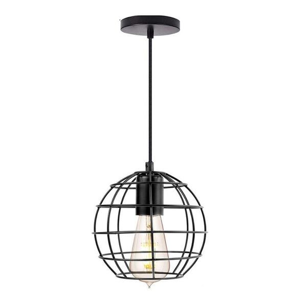 Homestyle Pro MK010-B Industriële Hanglamp 19x15 cm Zwart/Metaal