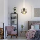 Homestyle Pro MK010-B Industriële Hanglamp 19x15 cm Zwart/Metaal