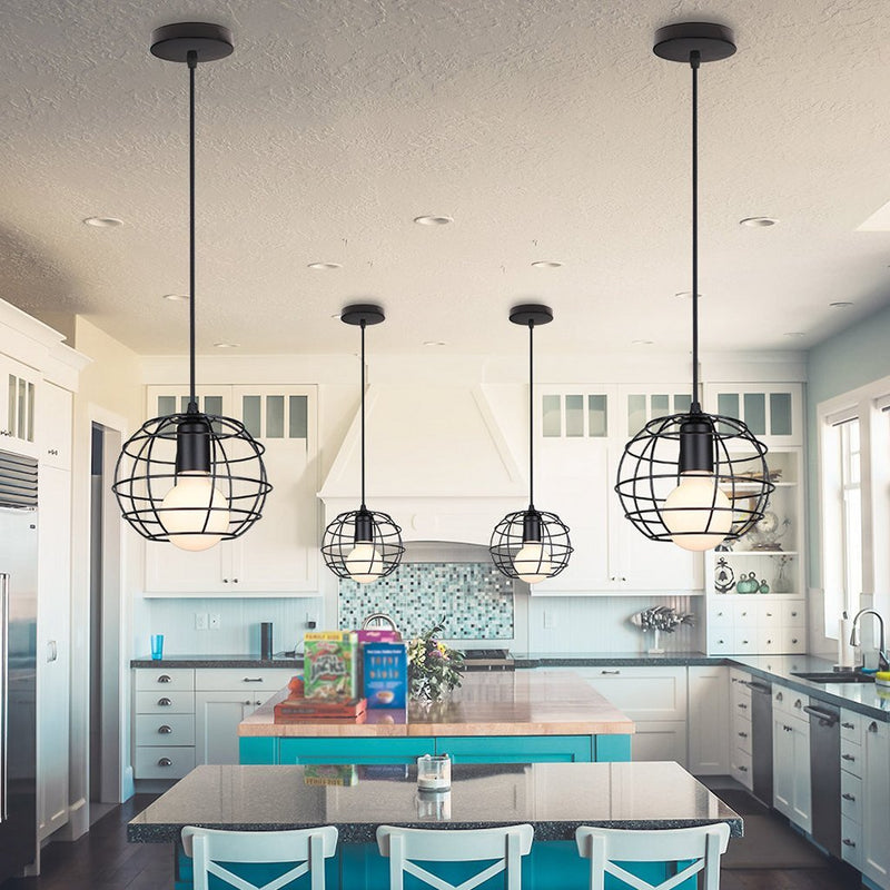 Homestyle Pro MK010-B Industriële Hanglamp 19x15 cm Zwart/Metaal