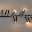 Maxi Cluster Kerstverlichting - 400 led - 6m - warm wit - Timer - Lichtfuncties - Geheugen - Buiten