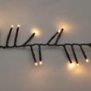 Maxi Cluster Kerstverlichting - 800 led - 12m - warm wit - Timer - Lichtfuncties - Geheugen - Buite