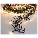 Maxi Cluster Kerstverlichting - 800 led - 12m - warm wit - Timer - Lichtfuncties - Geheugen - Buite