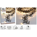 Maxi Cluster Kerstverlichting - 1000 led - 15m - warm wit - Timer - Lichtfuncties - Geheugen - Buit