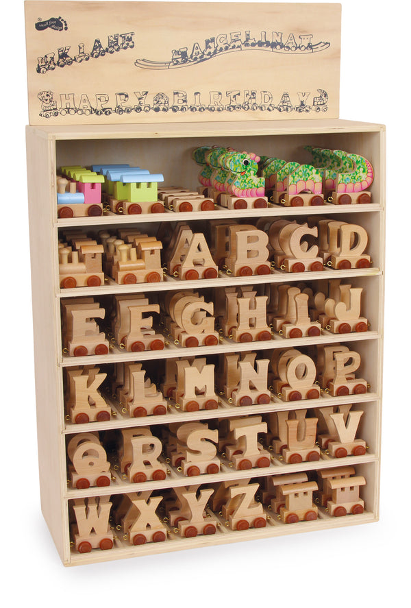 Letter Trein Display Gevuld, 180dlg