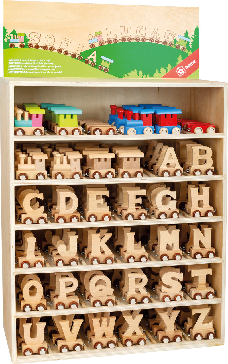 Letter Trein Display Gevuld, 180dlg