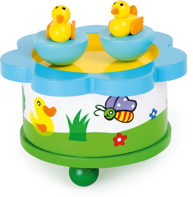 Small Foot - Houten Muziekdoos Eend
