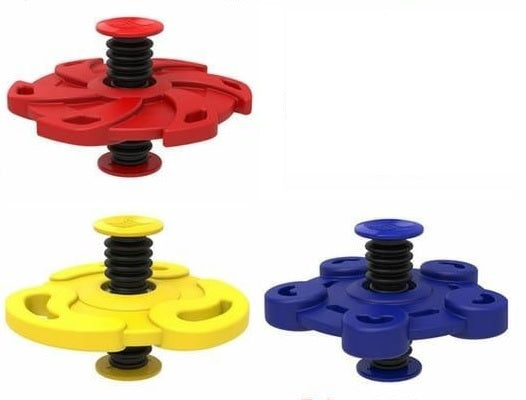 Springing Spinner Rubber 3 assorti kleur