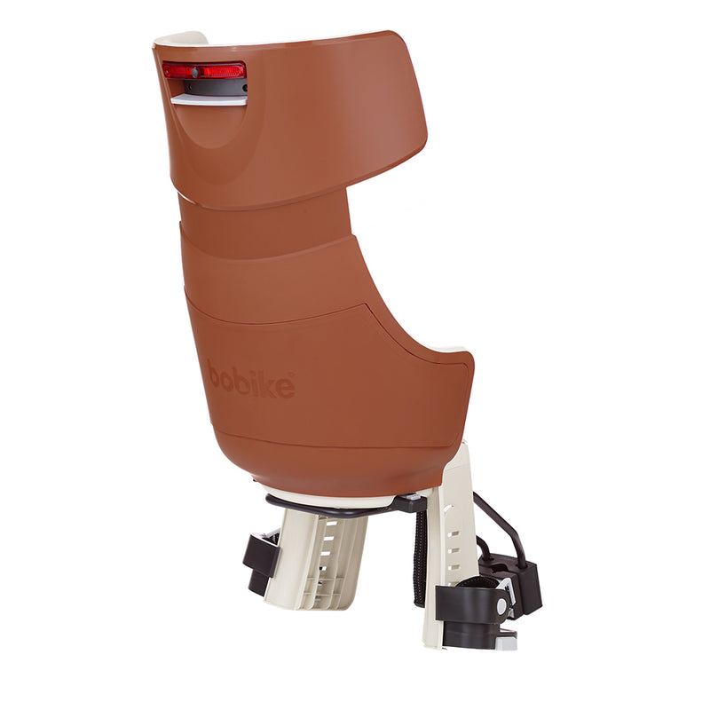 Kinderzitje achter Bobike Maxi Exclusive Tour Plus - cinnamon brown - framebevestiging (FF)