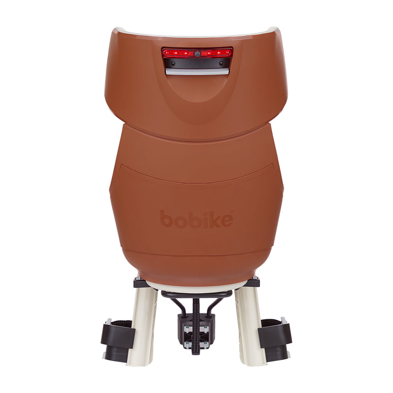 Kinderzitje achter Bobike Maxi Exclusive Tour Plus - cinnamon brown - framebevestiging (FF)
