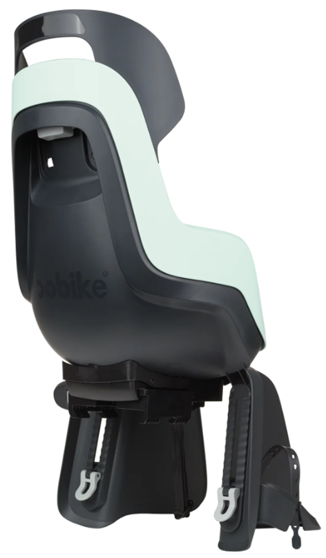 Kinderzitje achter Bobike Go Maxi RS met framebevestiging (FF) en slaapstand - peppermint