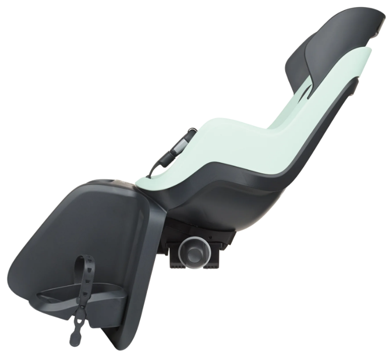 Kinderzitje achter Bobike Go Maxi RS met framebevestiging (FF) en slaapstand - peppermint